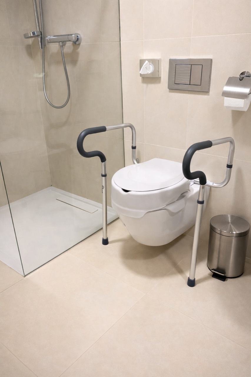 WC s podpůrnými madly